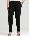 Exude class all day long in these sleek Eileen Fisher pants. A flat front lends the look to timeless sophistication.