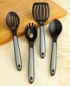 The right tools make a big difference in the kitchen. This 4-piece set from Calphalon features quality nylon utensils with comfy nylon handles, gentle on your cookware and perfect for a wide variety of tasks. Lifetime warranty.