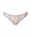 These luxe lacy Kiki de Montparnasse panties will make you feel sexy whether you wear them under your clothes or all alone - All-over floral lace print with a slight lace trim