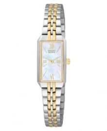 Exceptional quality and luxurious materials combine in this beautiful watch from Citizen. Exceptional quality and luxurious materials combine in this beautiful watch from Citizen.