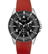 High-performance tech in a masculine package: an eye-catching men's watch from GUESS.