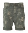 With a stylishly distressed tie-dye effect and a casual fit these Bermuda shorts from D&G Dolce & Gabbana bring downtown-ready style to your summer look - Five-pocket styling, rolled hem, distressed detailing - Style with a tee and retro-inspired trainers