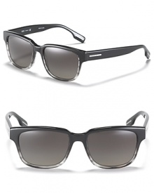 BOSS Hugo Boss updates the classic wayfarer style with gradient frames for urban edge. BOSS Hugo Boss updates the classic wayfarer style with gradient frames for urban edge.