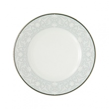 Soft and romantic, the Alana Collection is adorned with a white, textured design atop an intricate blue pattern. This fine bone china adds more than just a touch of elegance to your table Soft and romantic, the Alana Collection is adorned with a white, textured design atop an intricate blue pattern. This fine bone china adds more than just a touch of elegance to your table