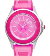 Sweetly designed in pink, this Rich Girl watch from Juicy Couture is a must-own for those playful days.