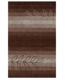 Bold stripes rendered in rich, natural tones give rise to a spare, stenciled motif, creating a warm, welcoming backdrop in any space. Rife with lush texture and detail, this luxurious area rug from Dalyn is beautifully hand tufted in polyester and acrylic, ensuring superior color retention and long-lasting wear. Bold stripes rendered in rich, natural tones give rise to a spare, stenciled motif, creating a warm, welcoming backdrop in any space. Rife with lush texture and detail, this luxurious area rug from Dalyn is beautifully hand tufted in polyester and acrylic, ensuring superior color retention and long-lasting wear.