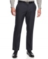 Make a big statement in a slim fit with these handsome dress pants from Kenneth Cole Reaction.