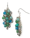 Get made in the shade with these multi colored drop earrings from Carolee. This beaded pair looks flawless with a favorite frock but also gives a tonal twist to your favorite blue jeans.