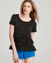 MARC BY MARC JACOBS Top - Soleil Ruffle Jersey