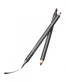 Chantecaille introduces the first longwearing gel eyeliner housed in a sustainable wooden pencil. One end contains a longwearing smooth gel for perfect definition. The other includes a multi-purpose brush that can draw a clean, prescise line or can create a smoky eye. Chantecaille introduces the first longwearing gel eyeliner housed in a sustainable wooden pencil. One end contains a longwearing smooth gel for perfect definition. The other includes a multi-purpose brush that can draw a clean, prescise line or can create a smoky eye.