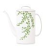 An instant classic from Kate Spade, the Gardner Street Green dinnerware collection is the definition of contemporary elegance. Green stems of foliage flourish on fine white bone china, creating a stylized two-tone floral motif to freshen up your table. Platinum edges add a touch of luxurious shine. Dishwasher safe.