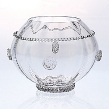 Juliska glassware is mouth-blown by artisans in the hills of Prague. The unique composition of Juliska glass allows it to be blown especially thin, making the glass an unexpected pleasure to drink from and to handle. Being handmade, no 2 pieces of Juliska are identical. Each will have its own individual character - small bubbles, slight color and size variations. Dishwasher-safe on warm gentle cycle with mild detergent. Larger or highly decorated pieces - wash by hand. Juliska glassware is mouth-blown by artisans in the hills of Prague. The unique composition of Juliska glass allows it to be blown especially thin, making the glass an unexpected pleasure to drink from and to handle. Being handmade, no 2 pieces of Juliska are identical. Each will have its own individual character - small bubbles, slight color and size variations. Dishwasher-safe on warm gentle cycle with mild detergent. Larger or highly decorated pieces - wash by hand.