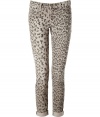Take a wild stance on this seasons penchant for printed pants with Current Elliotts ultra soft rolled cuff leopard print cords - Classic five-pocket style, zip fly, button closure, belt loops, rolled cuffs - Form-fitting - Pair with chunky knits and flats, or dress up with feminine tops and statement heels