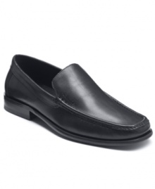 A great choice for casual or dress wear, the Neil loafer is a comfortable classic with a modern flair. These men's dress shoes come in soft, tumbled leather with traditional Venetian loafer detailing. A great choice for casual or dress wear, the Neil loafer is a comfortable classic with a modern flair. These men's dress shoes come in soft, tumbled leather with traditional Venetian loafer detailing.