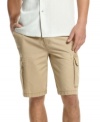 A comfortable classic that has a rugged appeal, this cargo short from Tasso Elba is perfect for warm weather. (Clearance)