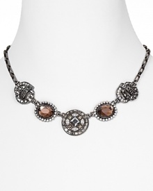 Make statement jewelry your signature with Carolee's faceted stone collar. Dressed down or to the nines or, this piece adds vintage glamour. Make statement jewelry your signature with Carolee's faceted stone collar. Dressed down or to the nines or, this piece adds vintage glamour.