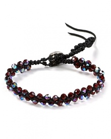 Flash your bohemian credentials with Chan Luu's eclectic garnet bracelet. Effortlessly chic, this versatile piece is designed to match every outfit and mood. Flash your bohemian credentials with Chan Luu's eclectic garnet bracelet. Effortlessly chic, this versatile piece is designed to match every outfit and mood.