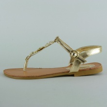 JP Originals Jenai T Strap 4 Round Ornament Sandal JP Originals Jenai T Strap 4 Round Ornament Sandal