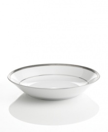 The sophisticated platinum accents of the Charter Club Grand Buffet Platinum collection add sparkle to your tabletop. The deep bowl helps pasta retain heat at the table. The sophisticated platinum accents of the Charter Club Grand Buffet Platinum collection add sparkle to your tabletop. The deep bowl helps pasta retain heat at the table.