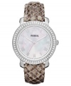 Exotic materials and endless edge create this Emma watch from Fossil.