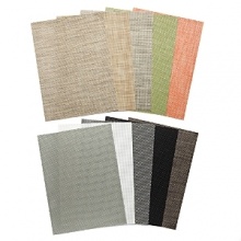 A simple ancient weaving reinterpreted by Chilewich for the 21st century. Deep earth tones, bright citrus colors and lustrous metallics are set side by side to create a contemporary palette for a stylish table setting. A simple ancient weaving reinterpreted by Chilewich for the 21st century. Deep earth tones, bright citrus colors and lustrous metallics are set side by side to create a contemporary palette for a stylish table setting.