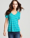 Exclusive to Bloomingdale's, this Splendid striped tee is the ideal off-duty companion to your favorite jeans.