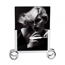 Christofle Vertigo Frame 5x7 with base Christofle Vertigo Frame 5x7 with base