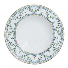 Indulge yourself in color, charm and elegance. A perfect balance of florals and delicate design between borders of gold.