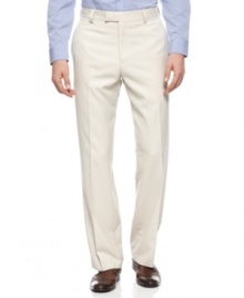 The sleek small-scale windowpane print of these Kenneth Cole Reaction pants makes a great addition to your weekday lineup. The sleek small-scale windowpane print of these Kenneth Cole Reaction pants makes a great addition to your weekday lineup.