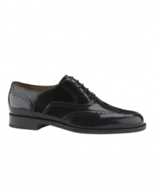 Classic sophistication and modern comfort make these perforated Cole Haan wingtip men's dress shoes a remarkably smart choice for around-the-office wear. Classic sophistication and modern comfort make these perforated Cole Haan wingtip men's dress shoes a remarkably smart choice for around-the-office wear.