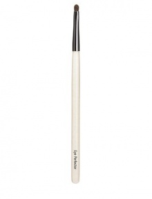 Round, closely trimmed brush designed for smudging color around the rim of the eyes. Made of luxuriously soft pony hair. Made in USA. Round, closely trimmed brush designed for smudging color around the rim of the eyes. Made of luxuriously soft pony hair. Made in USA.