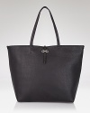 Classic and chic, every wardrobe needs this luxe leather tote from Salvatore Ferragamo.