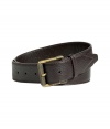 The perfect finish to casual-cool looks, Belstaffs mahogany leather belt counts as a multi-season must - Logo engraved buckle - Pair with jeans or chinos and matching leather brogues