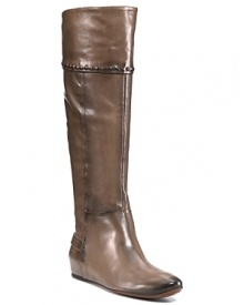 Gleaming studs add a little edge to these tall, sleek boots by CoSTUME NATIONAL.