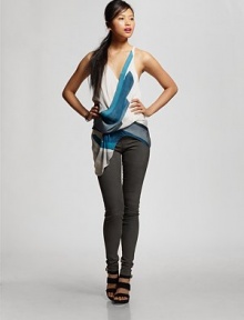 Painterly stripes highlight this gathered silk confection, draped asymmetrically around the bodice.Spaghetti strapsV necklineCrossover bodiceAsymmetric hemCrossover racerbackSilkDry cleanImportedModel shown is 5'9½ (177cm) wearing US size Small.OUR FIT MODEL RECOMMENDS ordering true size. Painterly stripes highlight this gathered silk confection, draped asymmetrically around the bodice.Spaghetti strapsV necklineCrossover bodiceAsymmetric hemCrossover racerbackSilkDry cleanImportedModel shown is 5'9½ (177cm) wearing US size Small.OUR FIT MODEL RECOMMENDS ordering true size.