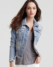 7 For All Mankind Jacket - Pink Tinted Denim Jacket 7 For All Mankind Jacket - Pink Tinted Denim Jacket