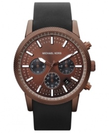 A Scout collection sport watch from Michael Kors with espresso accents that stand out from the crowd. A Scout collection sport watch from Michael Kors with espresso accents that stand out from the crowd.