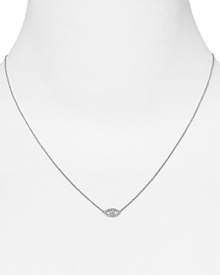 Hand cut and perfectly faceted cubic zirconia stones dress up this delicate sterling silver-finished pendant necklace from Crislu. Hand cut and perfectly faceted cubic zirconia stones dress up this delicate sterling silver-finished pendant necklace from Crislu.