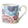 Colorful flowers bloom across this premium bone-china cup from Villeroy & Boch. Mix it and match it with other pieces in the collection for endless creative combinations.