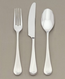 Clean lines and flared handles combine to lend a modern update to a classic style. Clean lines and flared handles combine to lend a modern update to a classic style.