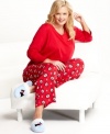 Charter Club's top and pajama pants set is the perfect gift for that special someone.