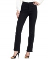 These petite boocut jeans from Charter Club come in a neat black wash that's perfect for everyday wear!