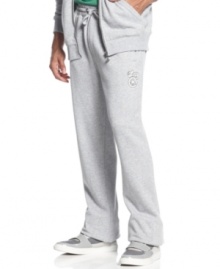 Sweatpants so comfortable you'll want to wear them all day long and then sleep in them all night: Heather fleece logo pants from LRG. Sweatpants so comfortable you'll want to wear them all day long and then sleep in them all night: Heather fleece logo pants from LRG.