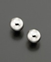 A classic look that works for weekends and days in the office too! 14k white gold studs measure 4 mm.