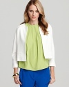 VINCE CAMUTO Open Front Boxy Jacket