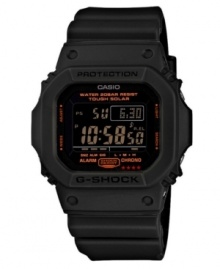 G-Shock makes durable timepieces in bold designs. The black digital dial is protected by an army green case and strap. G-Shock makes durable timepieces in bold designs. The black digital dial is protected by an army green case and strap.