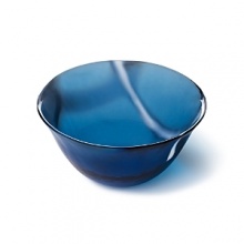 DIANE von FURSTENBERG Ribbon Glass 6 Serving Bowl DIANE von FURSTENBERG Ribbon Glass 6 Serving Bowl