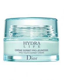 This ultra-light and refreshing sorbet treatment melts upon contact to instantly hydrate the deepest layers of the skin. Hydra Life Pro-Youth Sorbet Crème provides instant and refreshing hydration, stimulates water circulation between skin layers, evens out the complexion and leaves a luminous effect to the skin. This ultra-light and refreshing sorbet treatment melts upon contact to instantly hydrate the deepest layers of the skin. Hydra Life Pro-Youth Sorbet Crème provides instant and refreshing hydration, stimulates water circulation between skin layers, evens out the complexion and leaves a luminous effect to the skin.