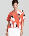 DIANE von FURSTENBERG Top - New Hanky Printed