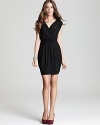 Aqua Dress - Coco Drape Front